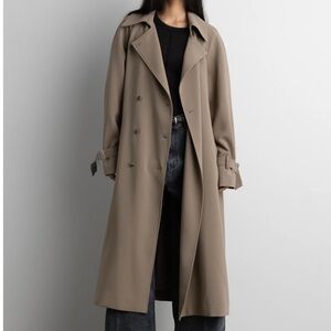 Oak + Fort Oversized Trench Coat